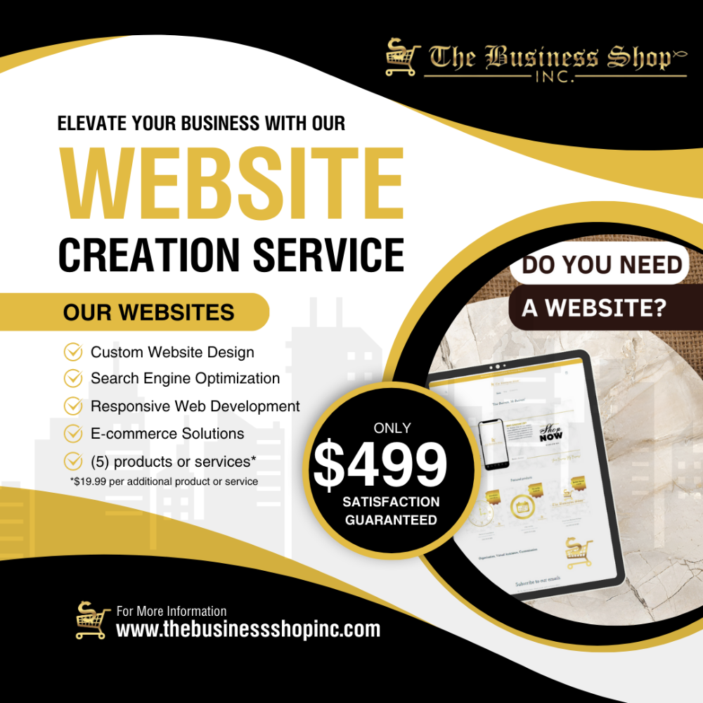 Website (with a cart)